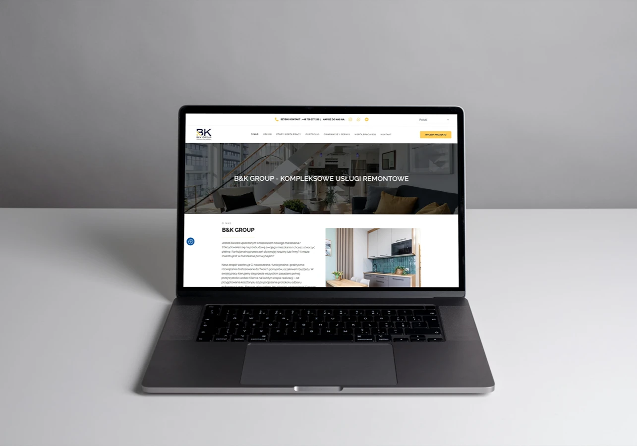Strony internetowe – realizacja 1